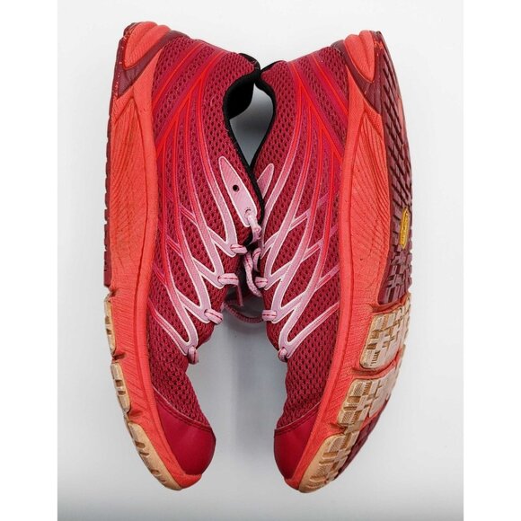 Merrell Bare Access Arc 4 Barefoot Shoes Sneakers Womens Size 9 Bright Red - Picture 8 of 10